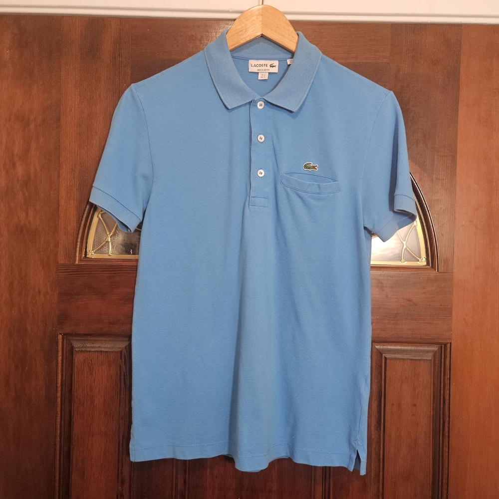 Lacoste Men's Light Blue Polo Shirt